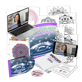 Mindfulness Guide Certification Course with Meditation MP3 Audios